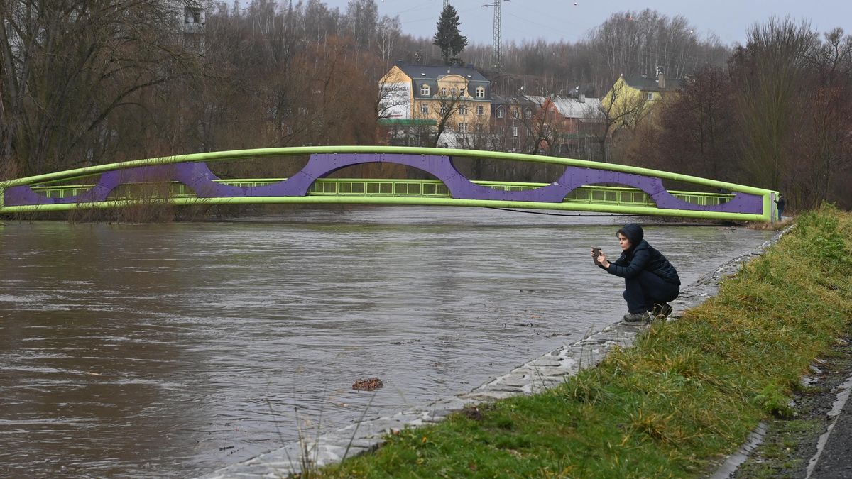 Hladiny řek stoupají